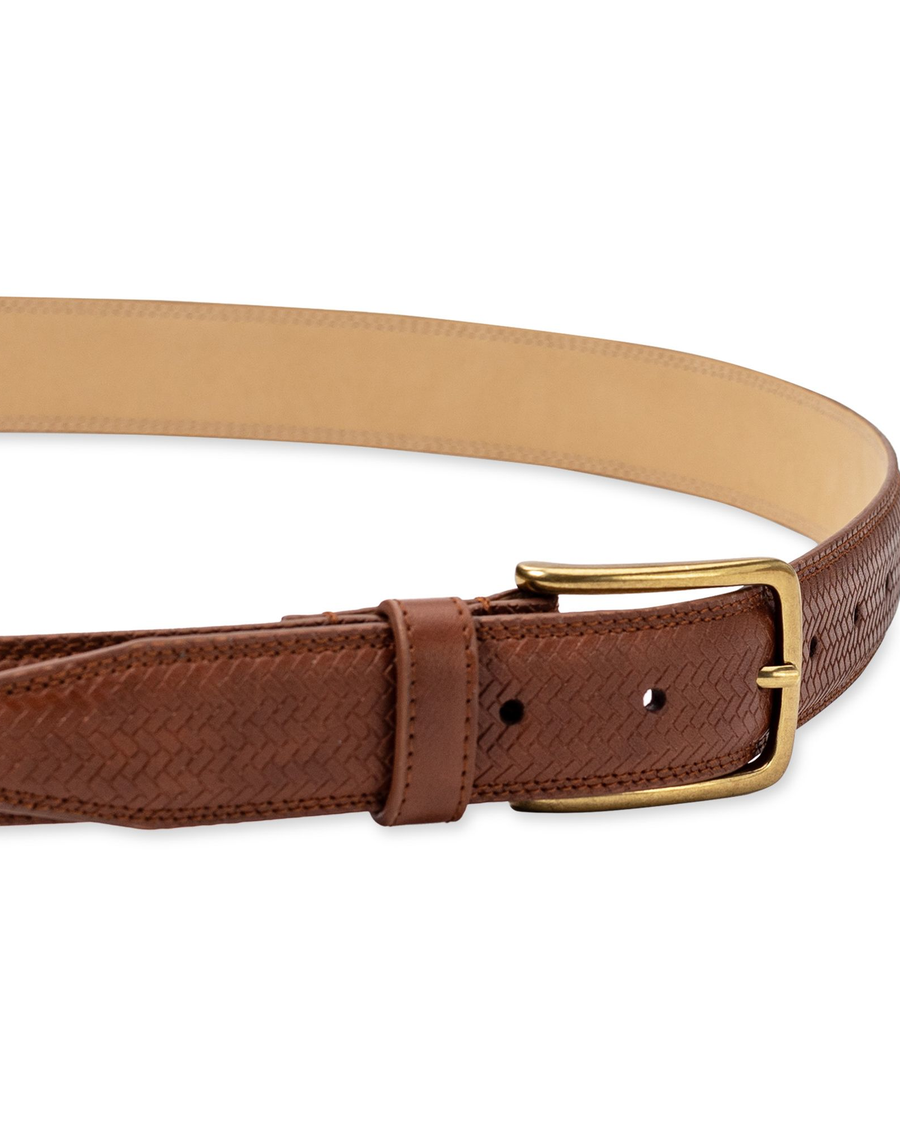 (image for) Extraordinary Feather Edge Basketweave Belt, 32 MM